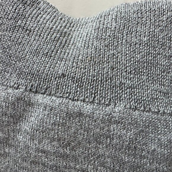 Nordstrom Mens Shop Wool Shawl Collar Cardigan Sweater Size M/L Gray READ - Picture 7 of 10